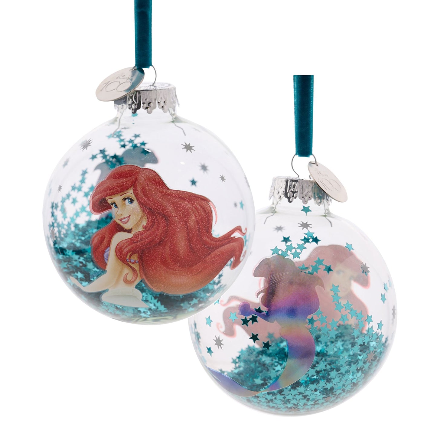 DISNEY 100 GLASS BAUBLE - ARIEL