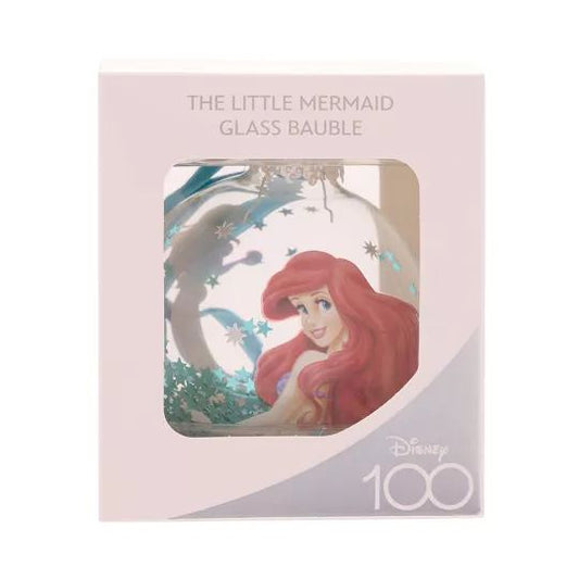 DISNEY 100 GLASS BAUBLE - ARIEL