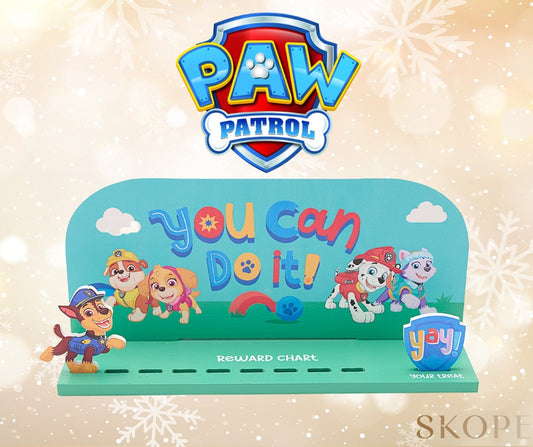 PAW PATROL WOODEN REWARD CHART