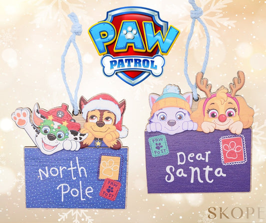 PAW PATROL HANGING DECORATIONS - SKYE & EVEREST