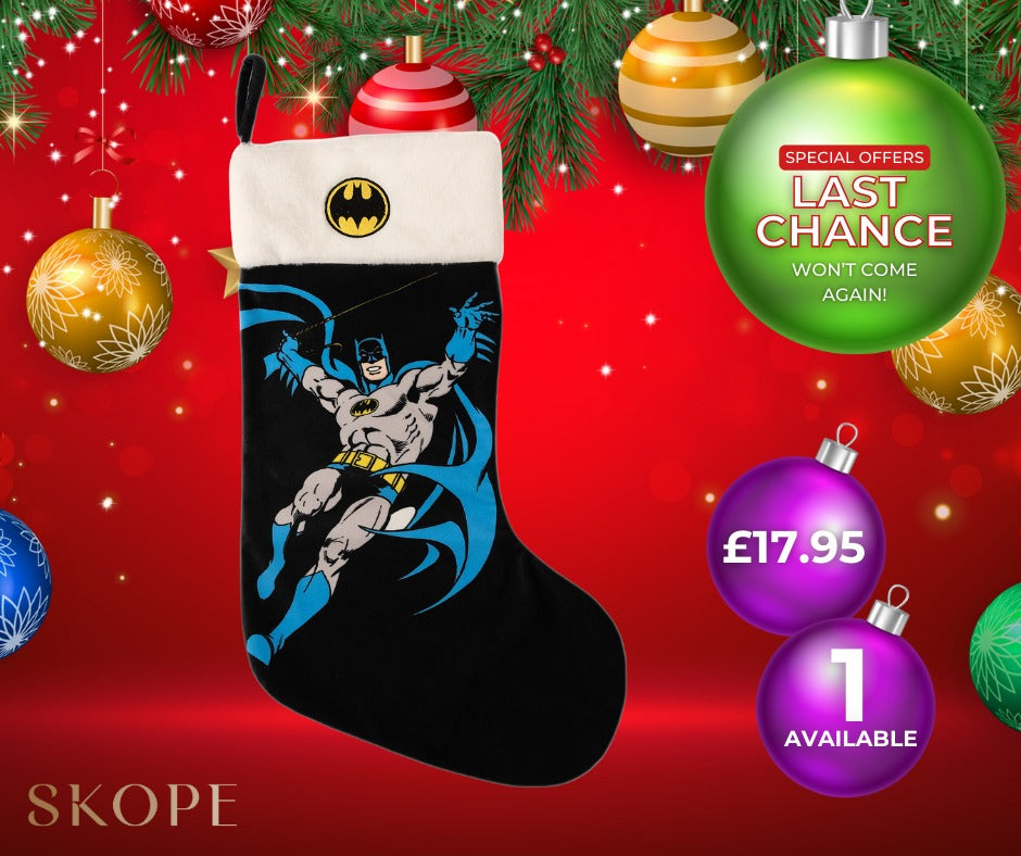 DC COMIC CHRISTMAS STOCKING - BATMAN