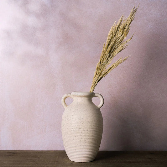 VASE WITH 2 HANDLES - TAPERED