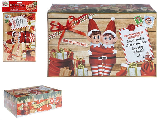 Cardboard Christmas Eve Box