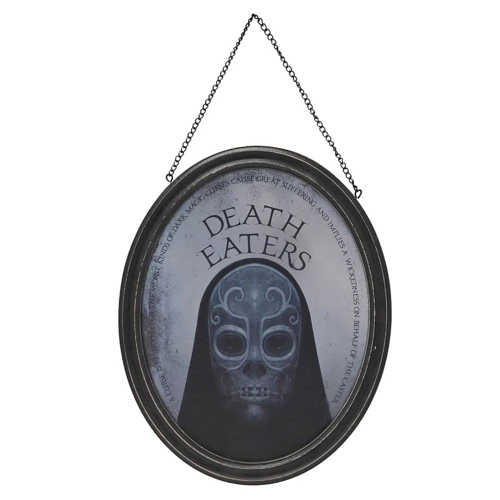 WARNER BROS HARRY POTTER DARK ARTS MIRRORED PLAQUE - DEATH EATER