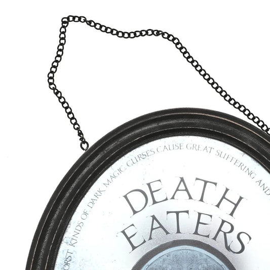 WARNER BROS HARRY POTTER DARK ARTS MIRRORED PLAQUE - DEATH EATER