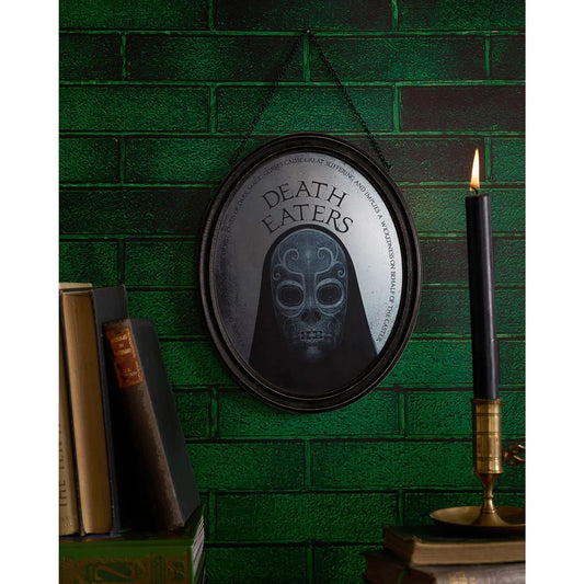 WARNER BROS HARRY POTTER DARK ARTS MIRRORED PLAQUE - DEATH EATER