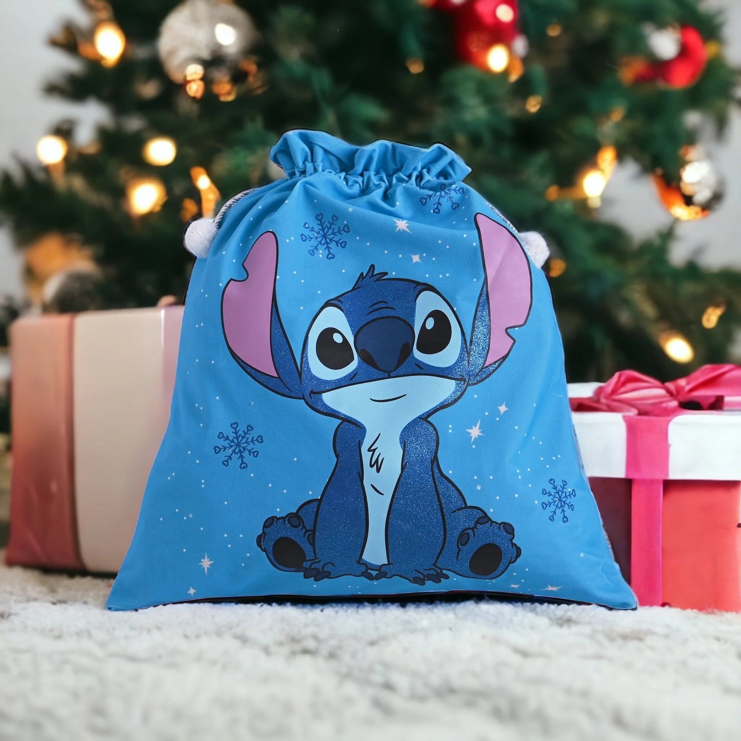 DISNEY ICON SACK 46CM X 53CM - STITCH