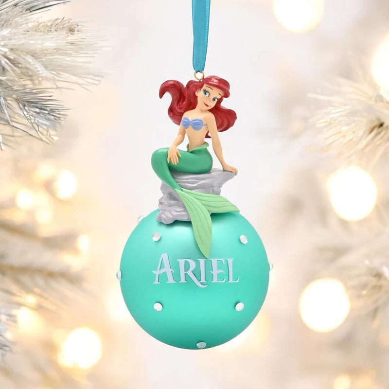 DISNEY ON A GLASS BAUBLE - ARIEL