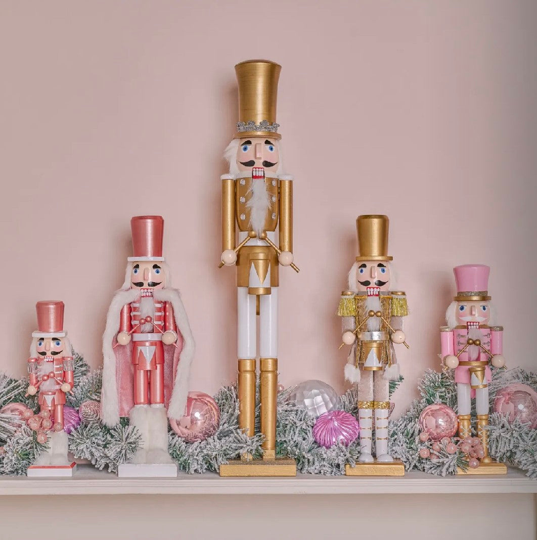 BELLINI WOODEN NUTCRACKER - GOLD 60CM