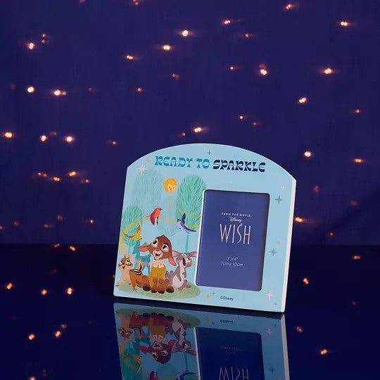 DISNEY WISH ARCHED PHOTO FRAME - READY TO SPARKLE 3" X 4"