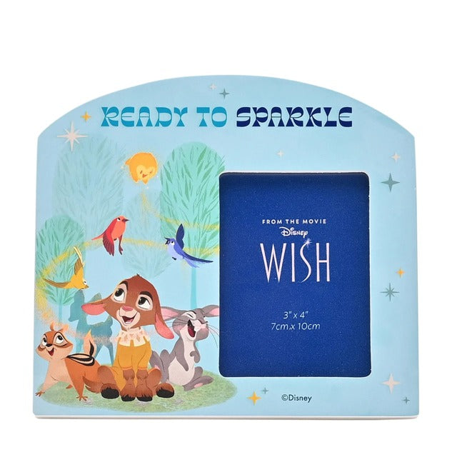 DISNEY WISH ARCHED PHOTO FRAME - READY TO SPARKLE 3" X 4"