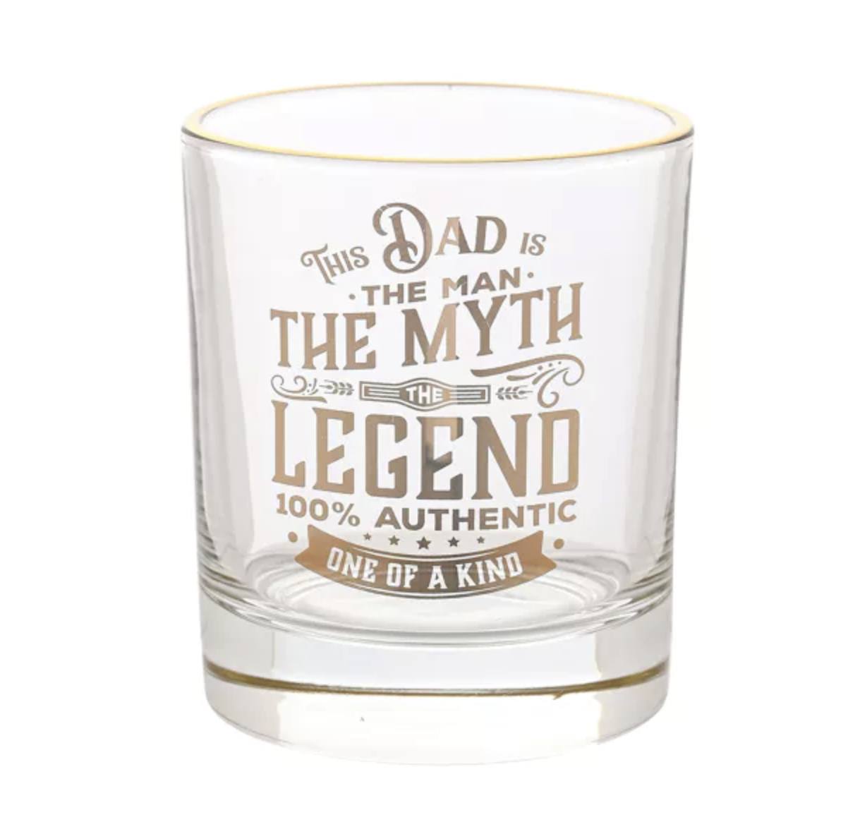 HARVEY MAKIN LEGEND TUMBLER GLASS - DAD