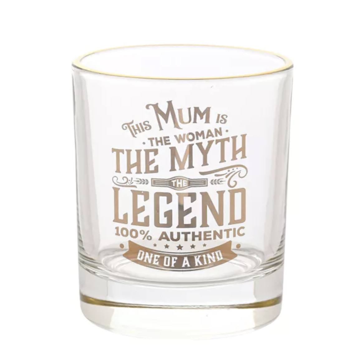 HARVEY MAKIN LEGEND TUMBLER GLASS - MUM