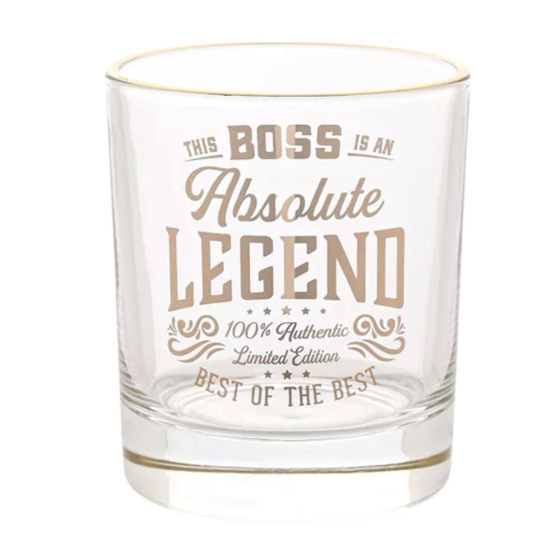 HARVEY MAKIN LEGEND TUMBLER GLASS - BOSS