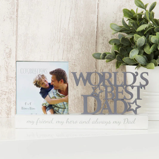 CELEBRATIONS PHOTO FRAME - WORLD'S BEST DAD