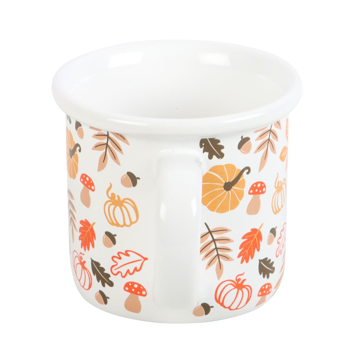 AUTUMN LEAVES AND PUMPKINS MUG