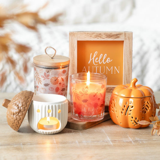 AUTUMN ACORN OIL BURNER