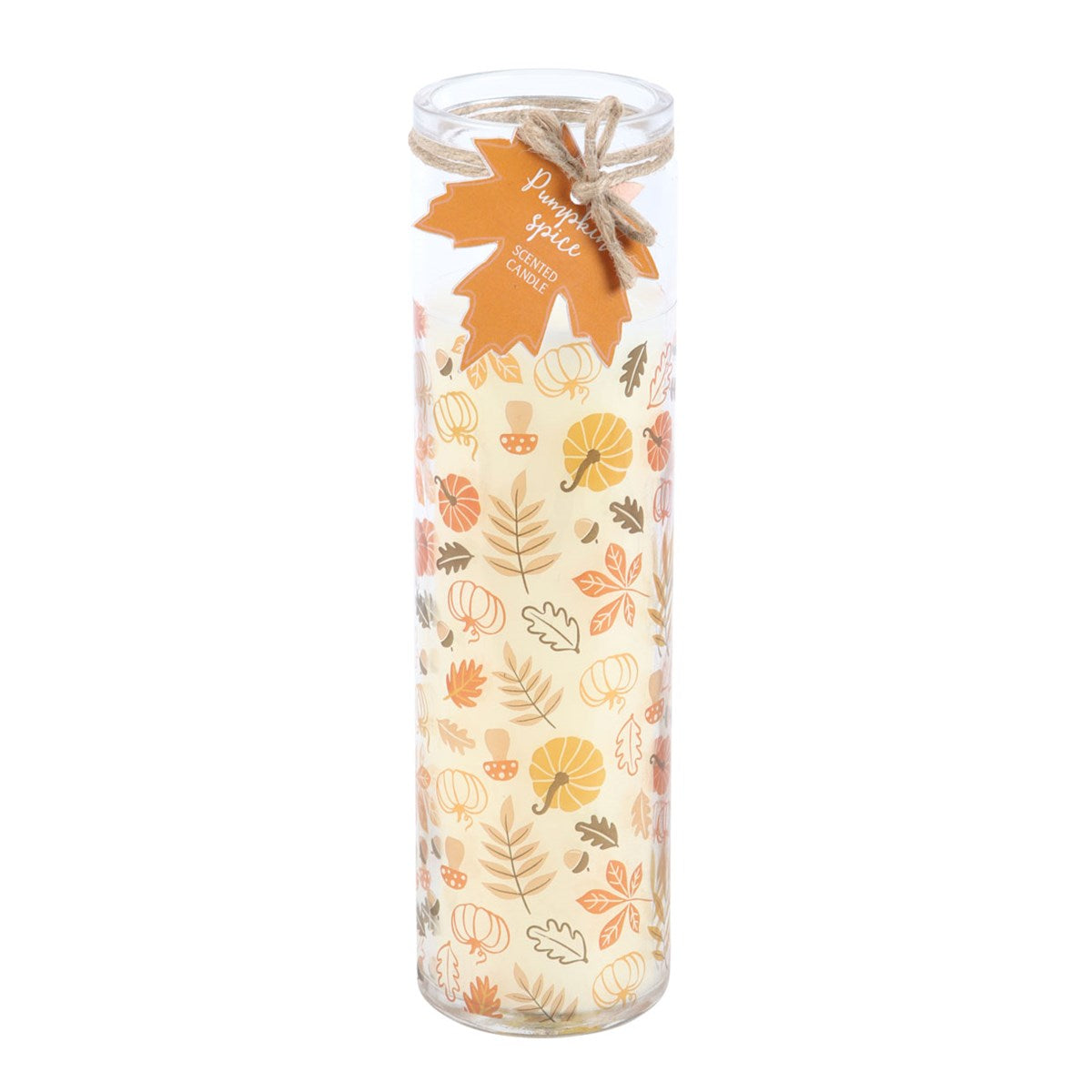 AUTUMN LEAVES PUMPKIN SPICE TUBE CANDLE