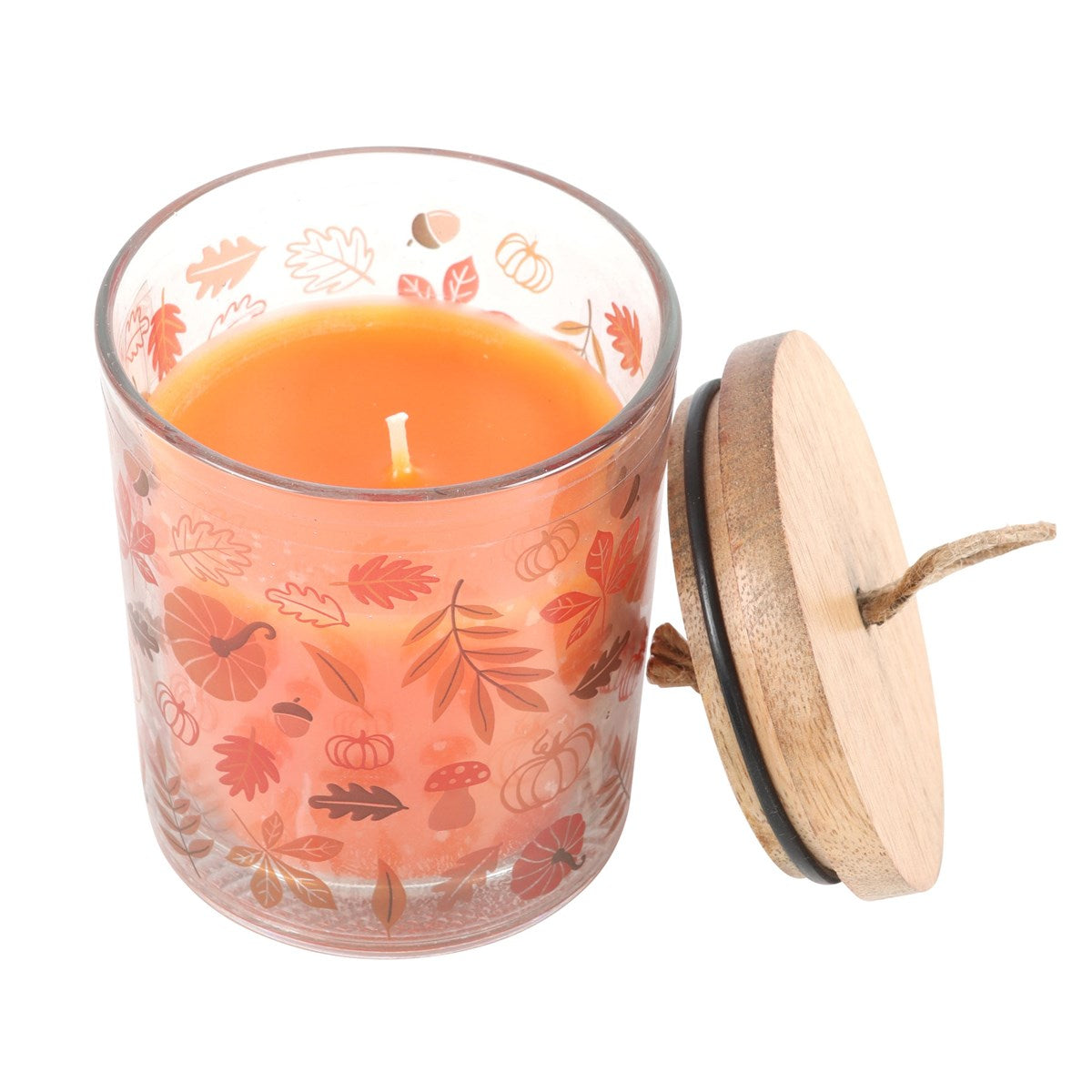 AUTUMN LEAVES CINNAMON & ORANGE CANDLE