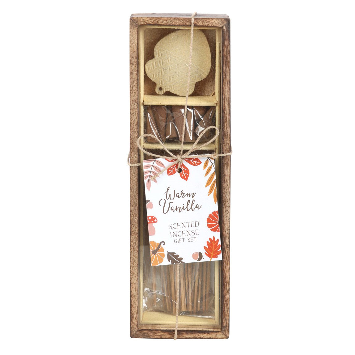 AUTUMN ACORN WARM VANILLA INCENSE GIFT SET