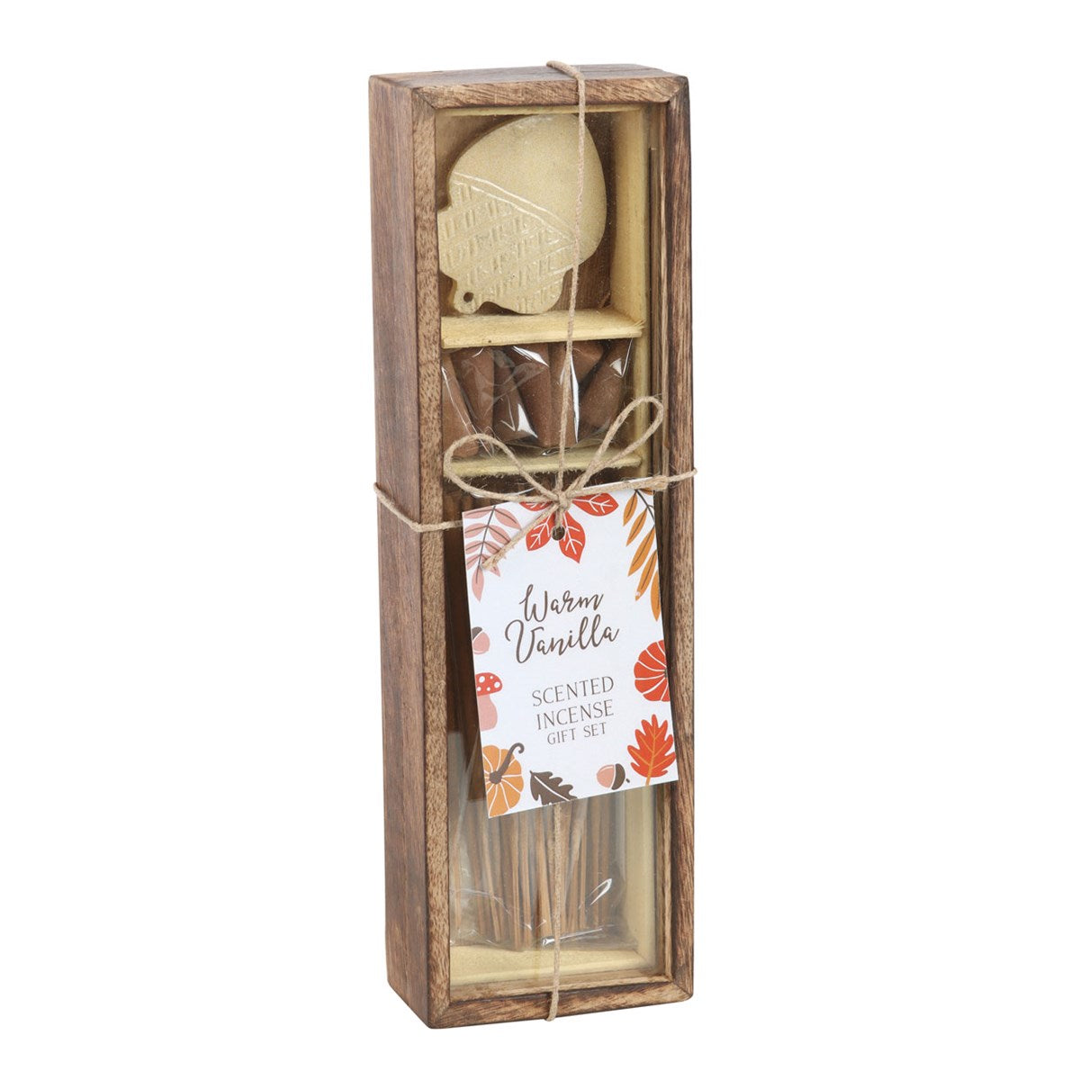 AUTUMN ACORN WARM VANILLA INCENSE GIFT SET