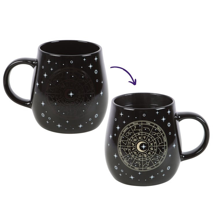 ASTROLOGY WHEEL HEAT CHANGE MUG