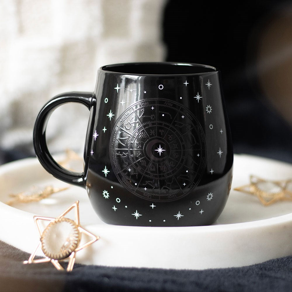 ASTROLOGY WHEEL HEAT CHANGE MUG