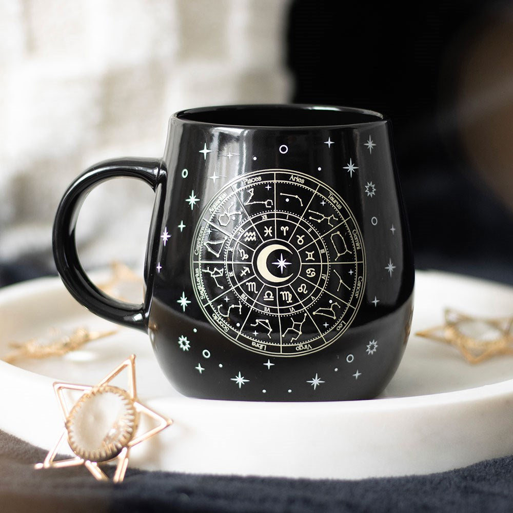 ASTROLOGY WHEEL HEAT CHANGE MUG