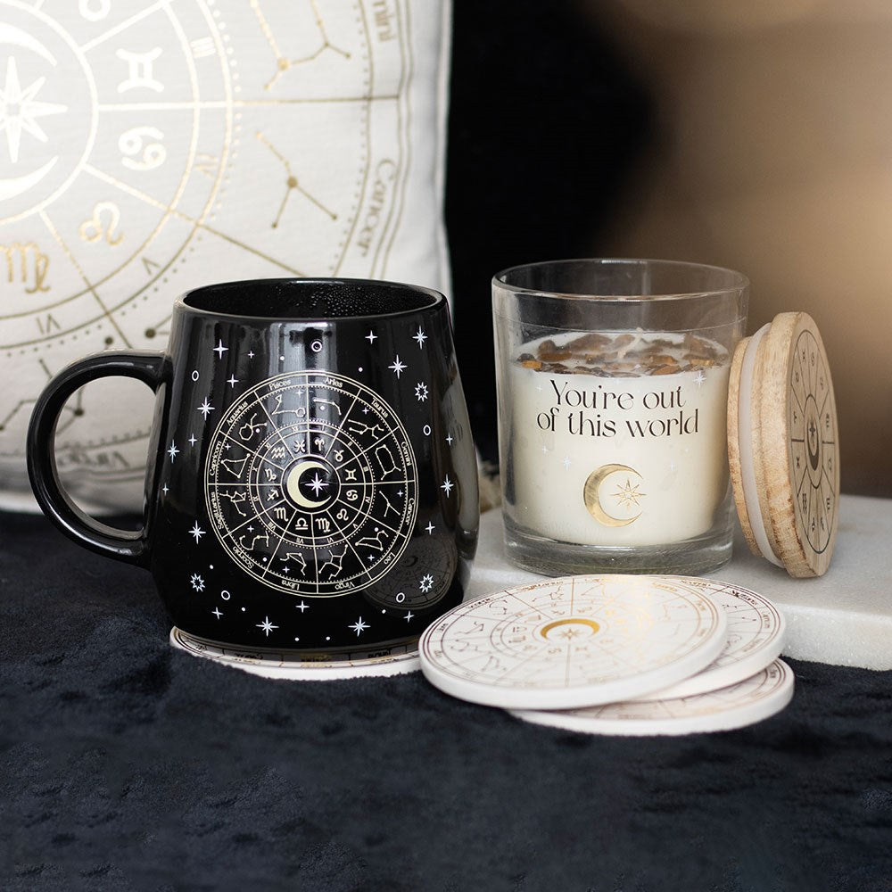 ASTROLOGY WHEEL HEAT CHANGE MUG