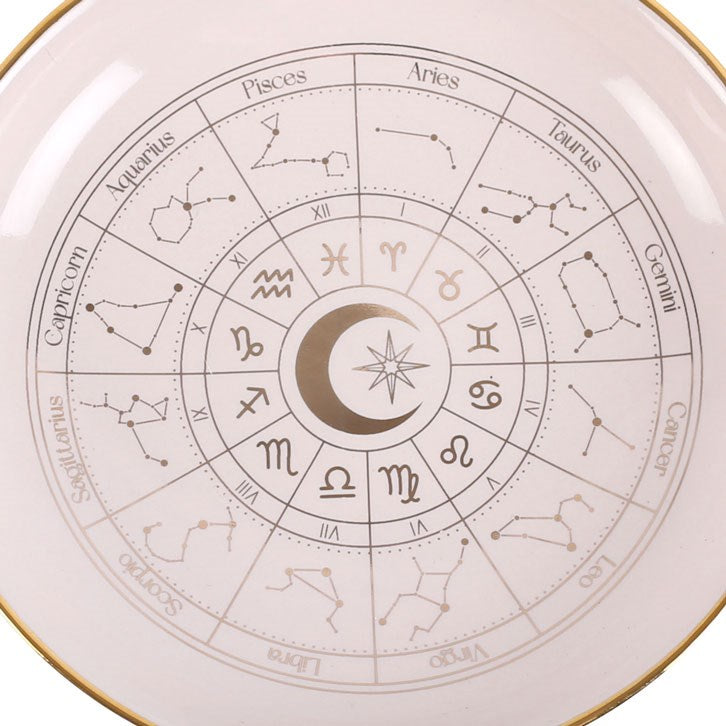 OFF WHITE ASTROLOGY WHEEL TRINKET DISH