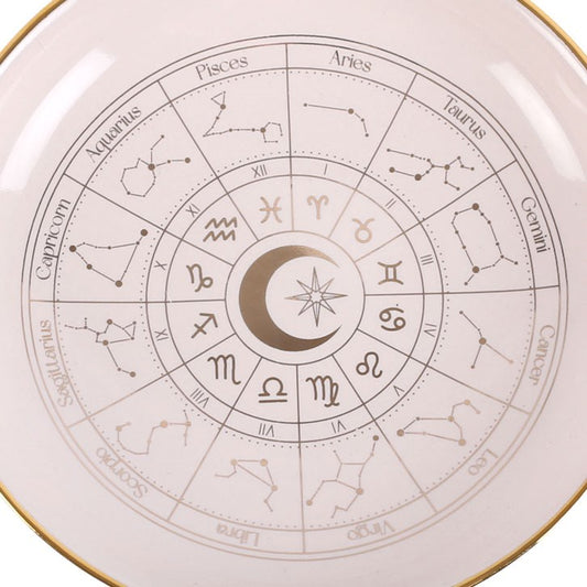 OFF WHITE ASTROLOGY WHEEL TRINKET DISH