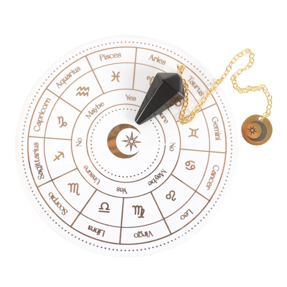 ASTROLOGY WHEEL PENDULUM DIVINATION KIT