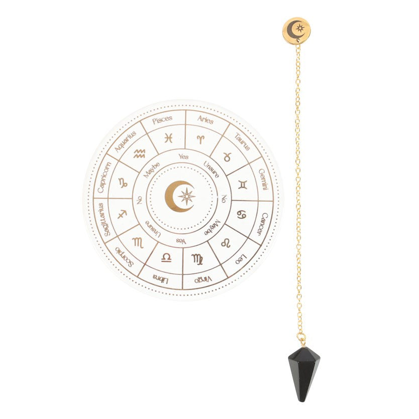 ASTROLOGY WHEEL PENDULUM DIVINATION KIT