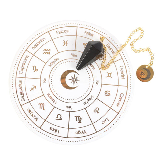 ASTROLOGY WHEEL PENDULUM DIVINATION KIT