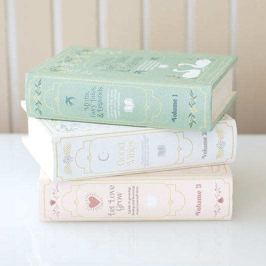 WHITE BOOK SHAPED STORAGE BOX