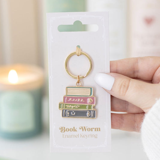 BOOK WORM KEYRING