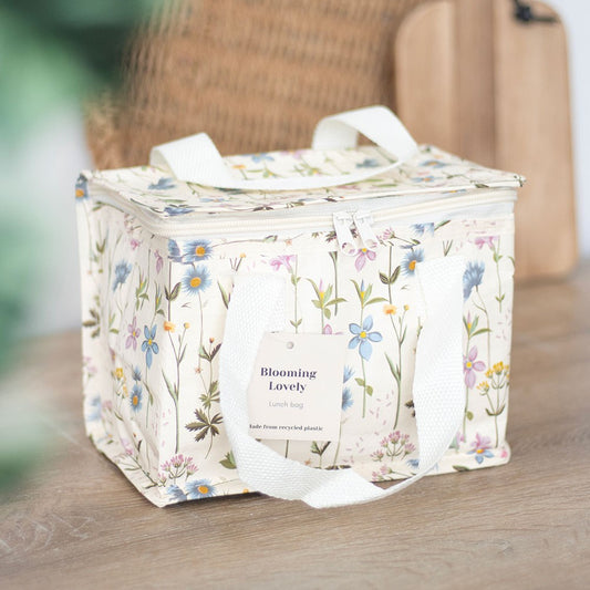 BLOOMING LOVELY FLORAL LUNCH BAG