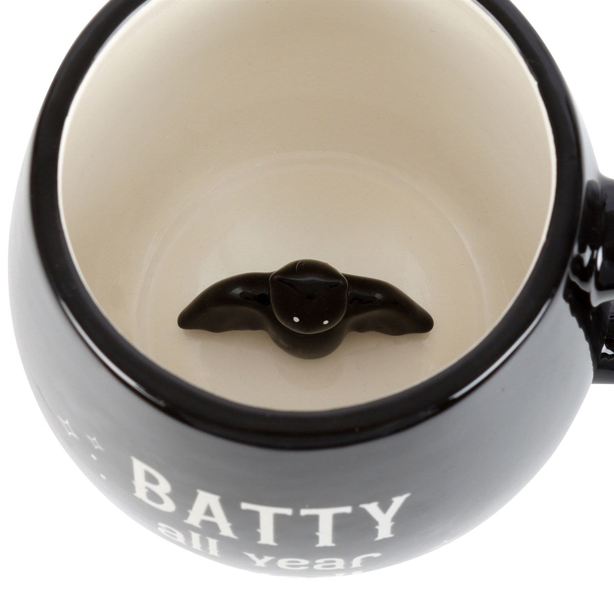 BATTY ALL YEAR ROUND ROUNDED PEEKABOO MUG