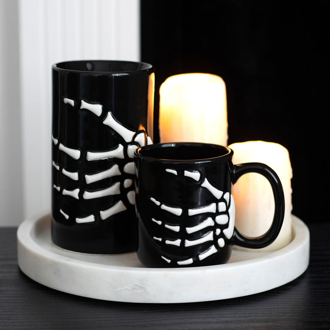 SKELETON HAND MUG