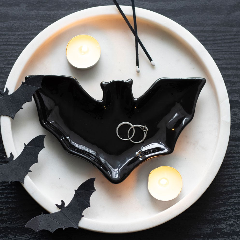 BLACK BAT TRINKET DISH