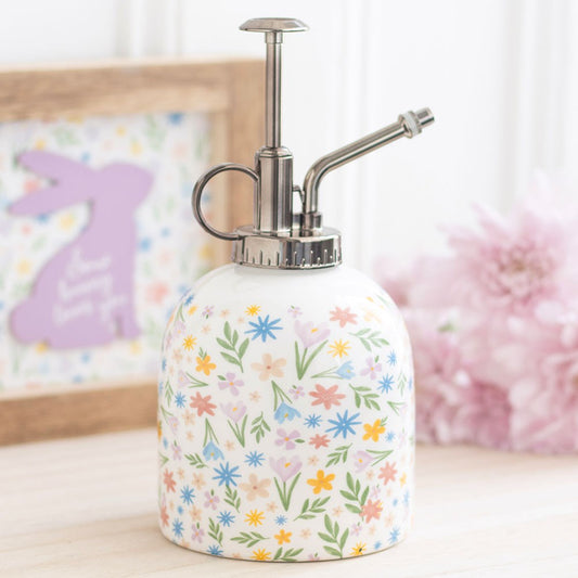 SPRING FLORAL PRINT CERAMIC PLANT MISTER