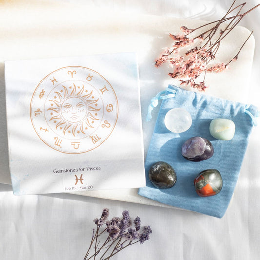 PISCES CRYSTAL TUMBLESTONE SET