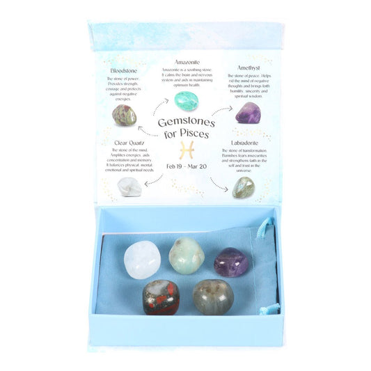 PISCES CRYSTAL TUMBLESTONE SET