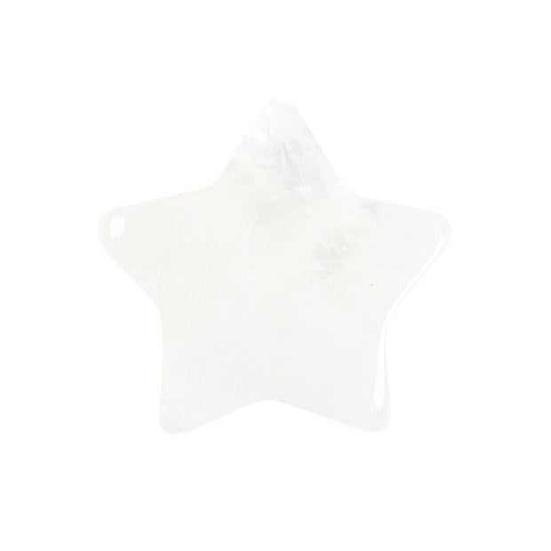 CLEAR QUARTZ CRYSTAL STAR IN A BAG