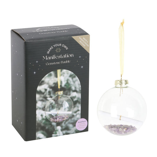 AMETHYST MANIFESTATION CHRISTMAS BAUBLE KIT