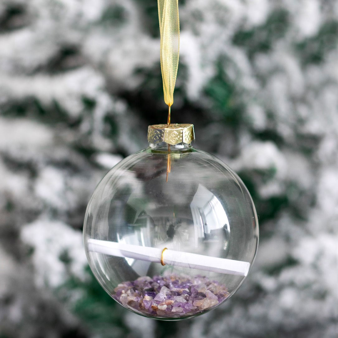 AMETHYST MANIFESTATION CHRISTMAS BAUBLE KIT