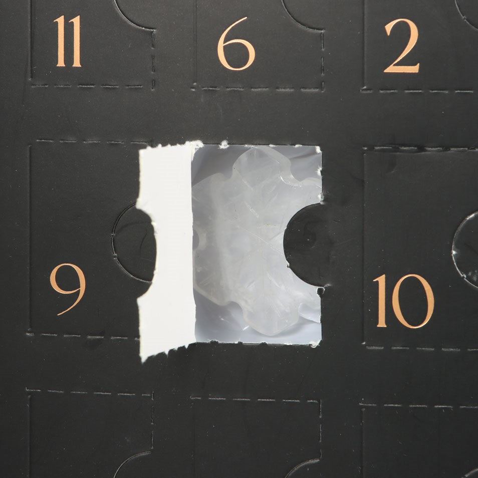 12 DAYS OF CHRISTMAS SHAPED CRYSTAL ADVENT CALENDAR