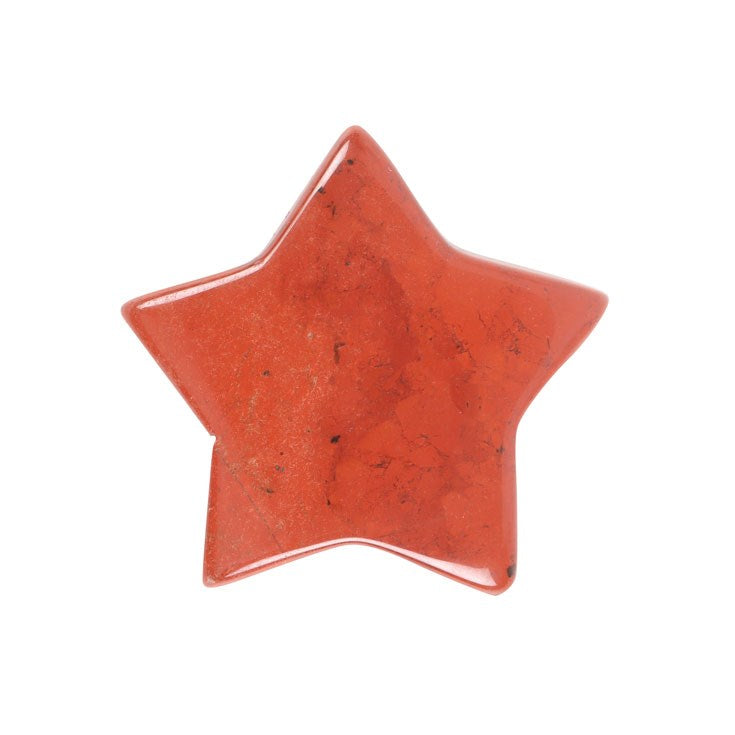 RED JASPER CRYSTAL STAR IN A BAG