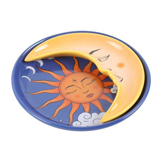 SUN AND MOON CELESTIAL STACKING TRINKET DISH