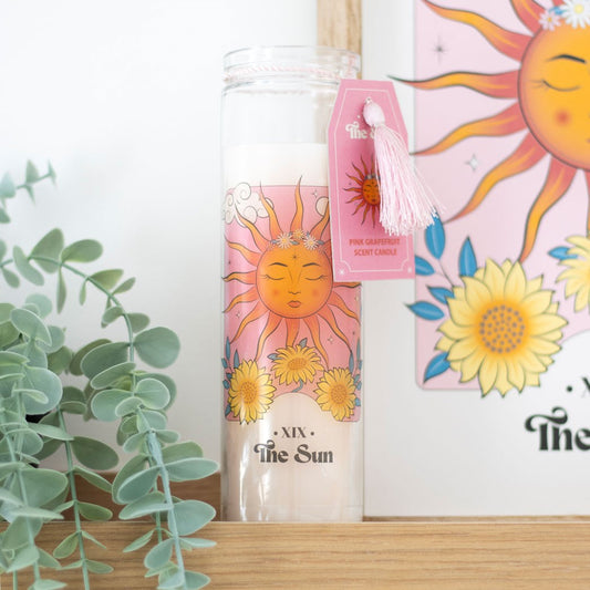 THE SUN PINK GRAPEFRUIT TUBE CANDLE